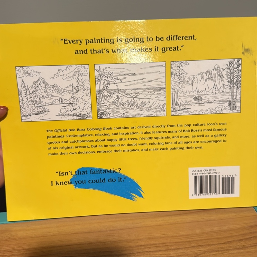 Bob Ross Coloring Book - Picture 4 of 4